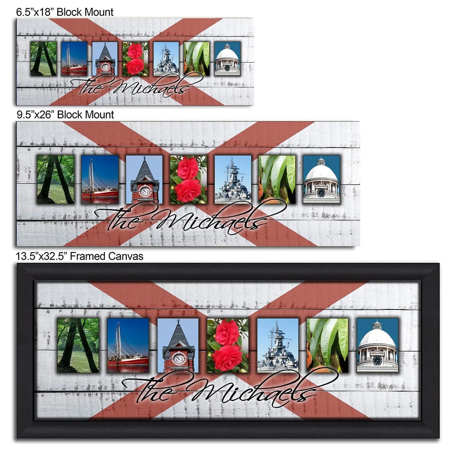 ALABAMA - State Name Art